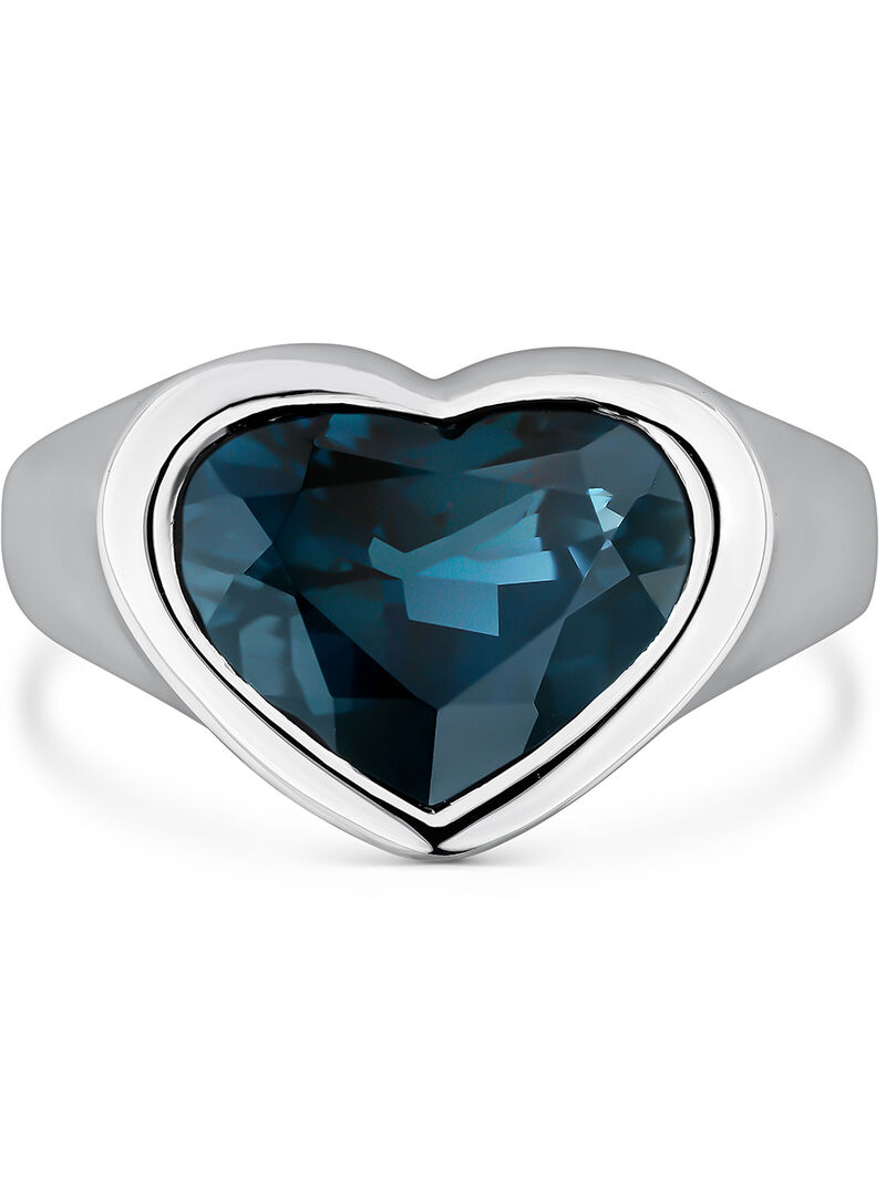 Sortija plata tp london cz 13x10 5,99ct blue_berlin image number 1