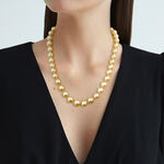Golden Pearls necklace white gold, GREESFC/22A001_V