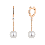 Rose Gold and Pearls earrings, PE20098-ORDPA85_V