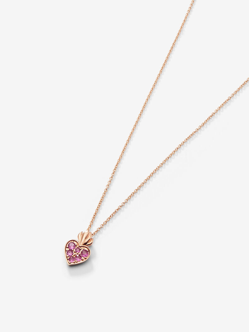 COLGANTE OR ZAF ROSA 0,21CT SUAREZ_KIDS image number 0