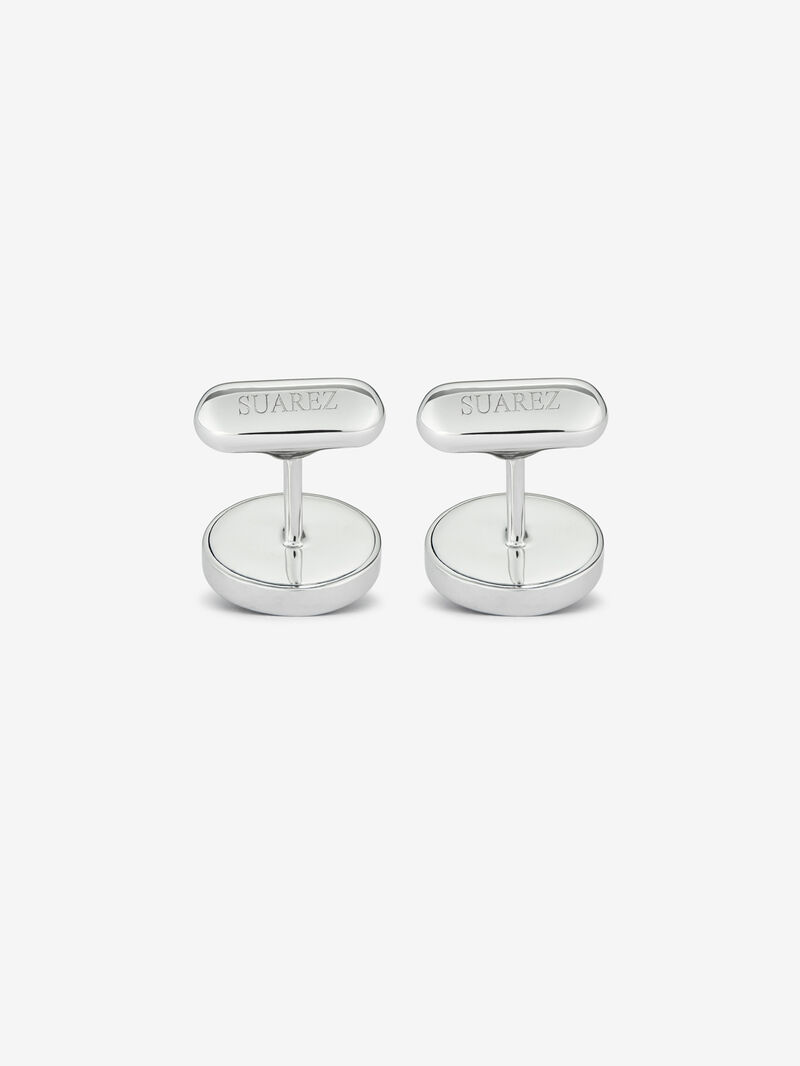 925 Silver and Onyx Cufflinks image number 5