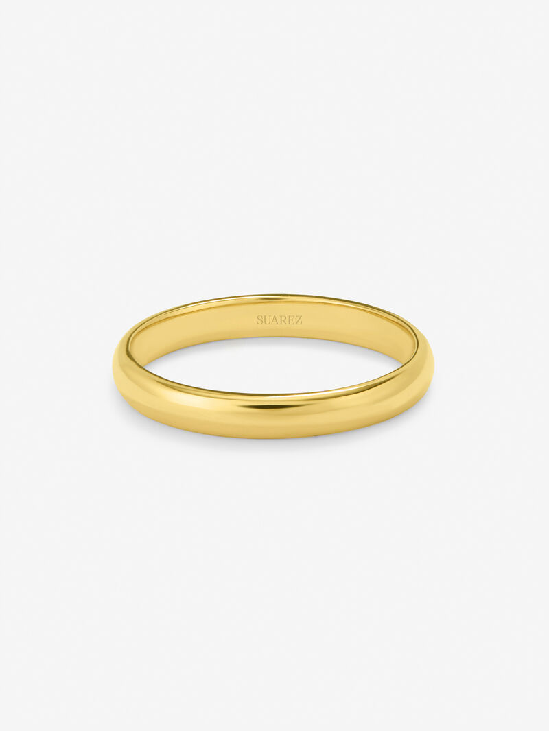 18K Yellow Gold Wedding Band of 2.30mm image number 4