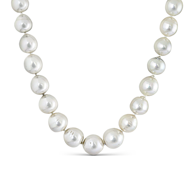 Collar de Perlas Australianas y oro blanco, AUBARC/22A009_V