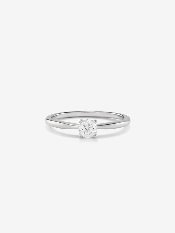Anillo de Compromiso de Oro blanco con diamante, SL12003-IGD025FVS2N_V