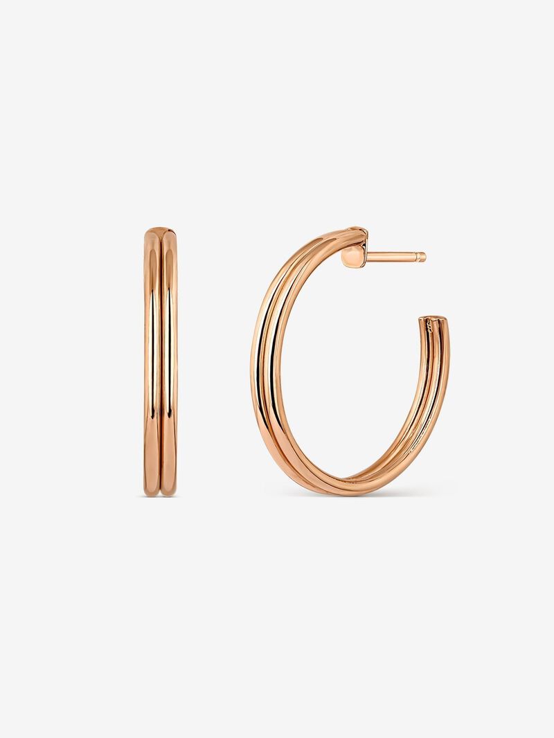 18kt Rose Gold Earrings image number 1