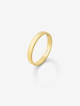 Alianza de boda de oro amarillo de 18kt de 3,15 mm, AL8020-OAT1