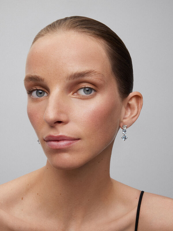 VERIS EARRINGS, PE22058-AGAMVSKYSKY_V