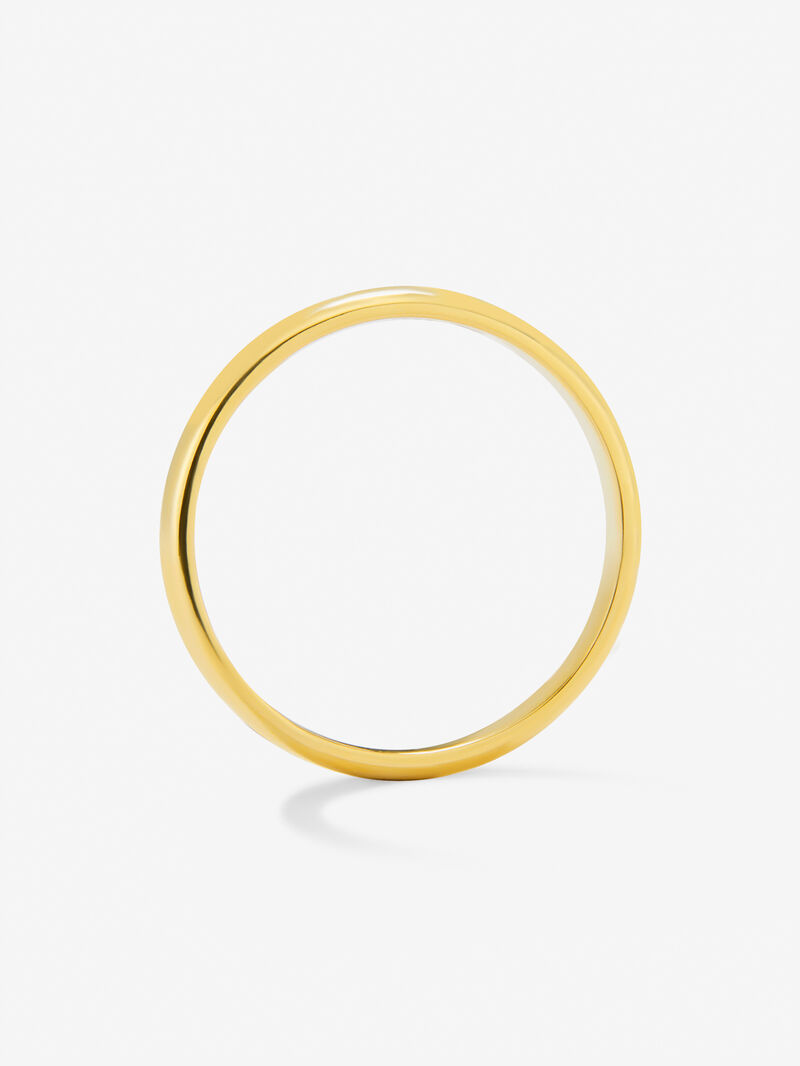 18K Yellow Gold Wedding Band of 2.30mm image number 2