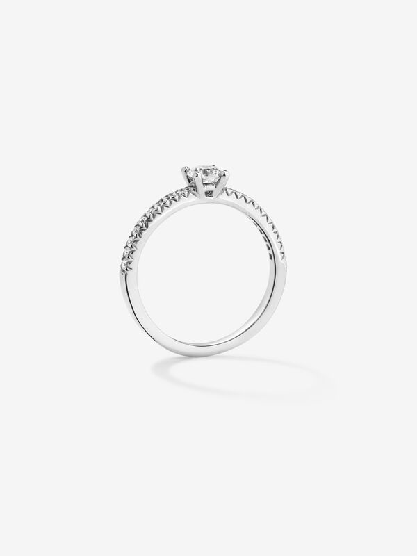 Anillo de Compromiso de Oro blanco con diamante, SO17001-00D030/EVVS1_V