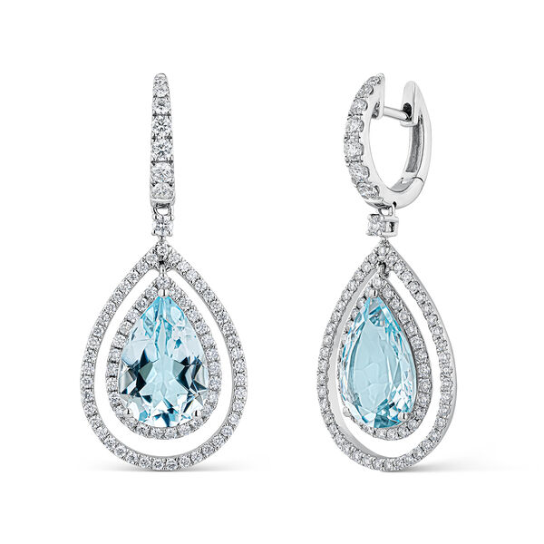 Veris earrings 5,08 carats aquamarines, PE17113-AGD/A004_V