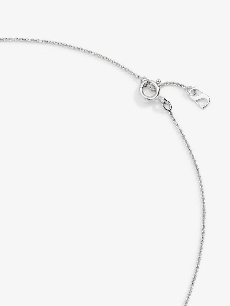 18K white gold pendant with white diamonds of 0.6 cts image number 4