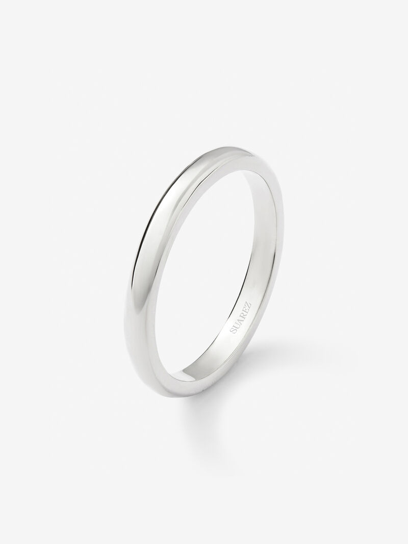 18K White Gold Wedding Alliance of 2.30mm image number 0