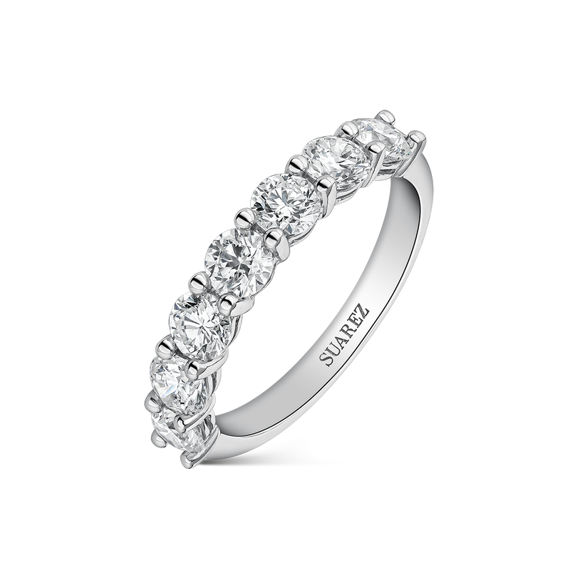 Engagement Half alliance 1,4 carats EVS2 diamonds, AL18004-IGD020/EVS2_V
