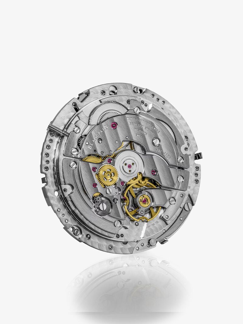 Blancpain Villeret steel watch with crocodile leather bracelet, sapphire crystal and automatic movement image number 1