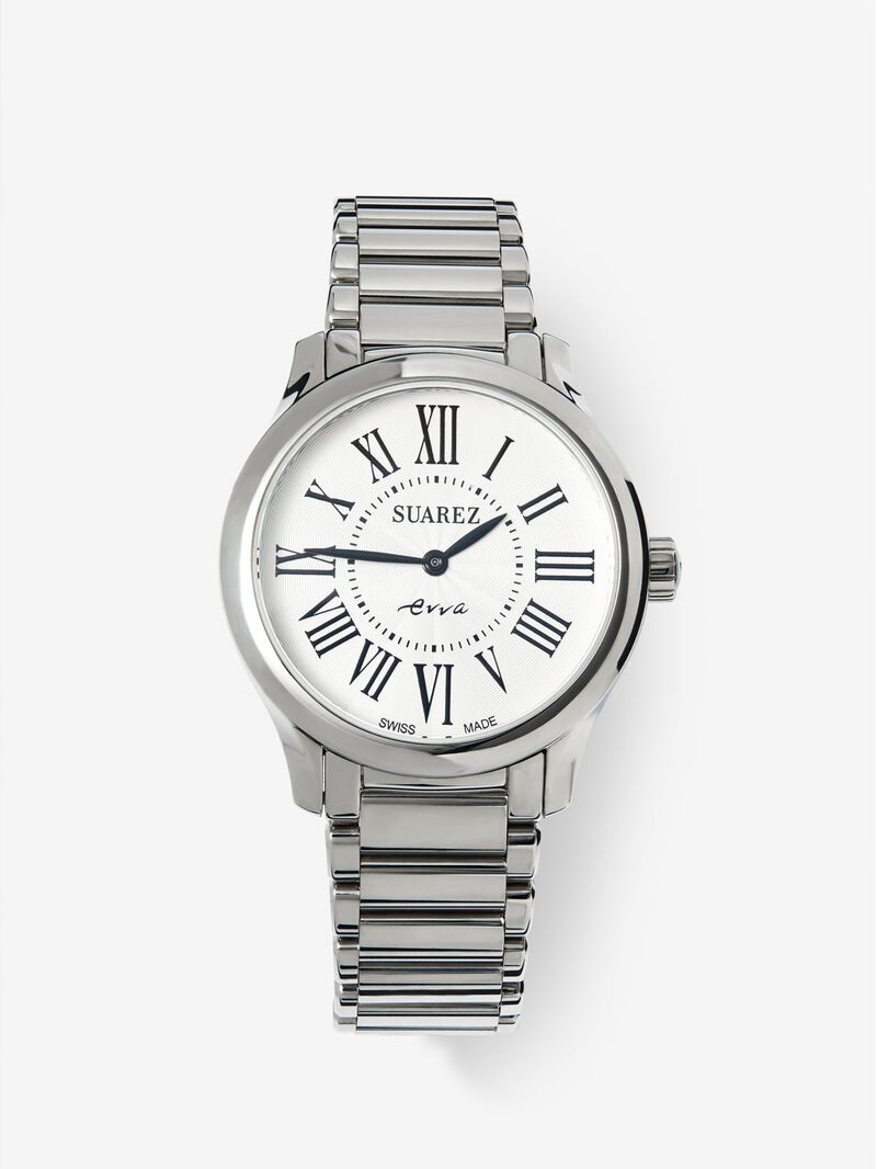 Stainless steel watch and sapphire glass with quartz movement image number 0