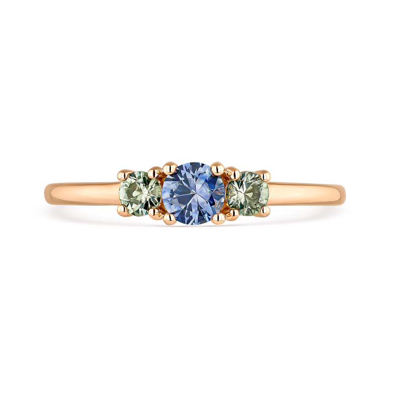 Anillo de Frida de Oro rosa con zafiro, SO21105-ORZVZ_V