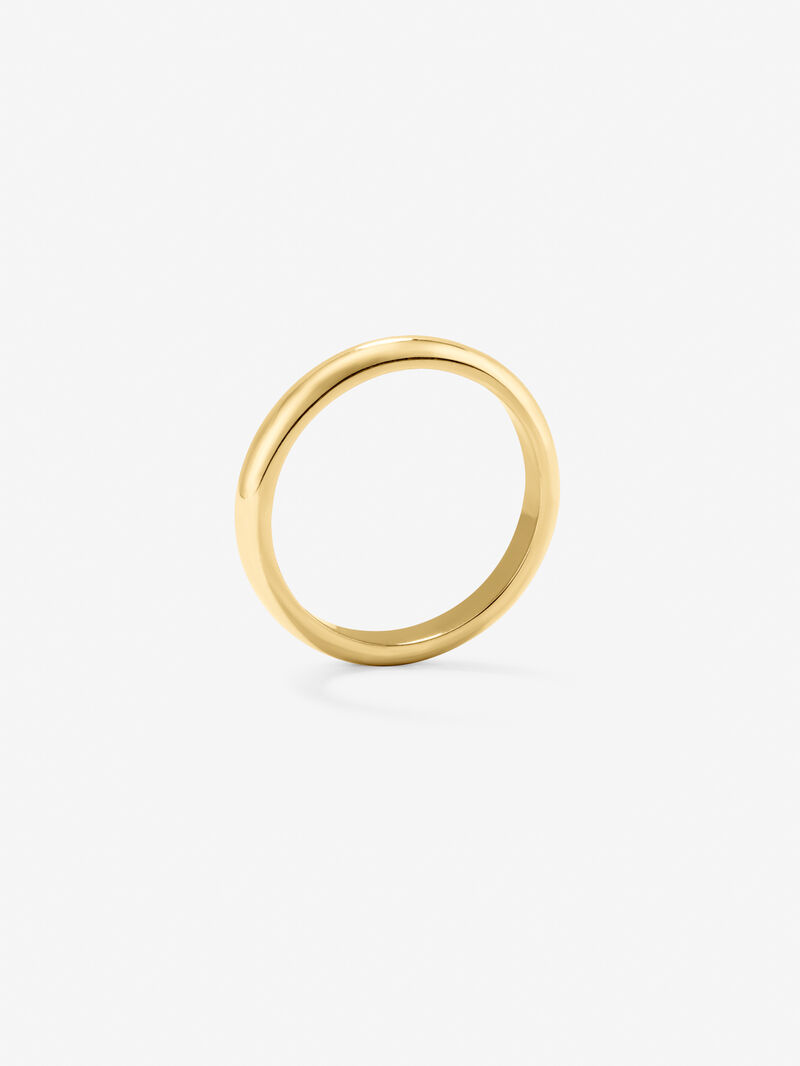 18K Yellow Gold Wedding Band of 2.60mm image number 4
