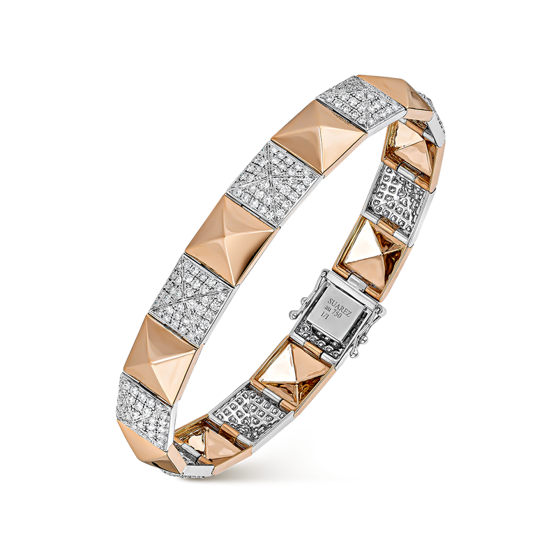 White and Rose gold bracelet 2,98 carats, PU21034-OROBD_V