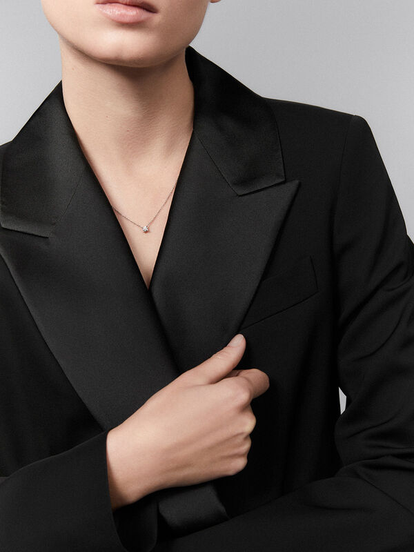 Colgante de Grace de Oro blanco con diamante, PT13016-IGD025/DVS1_V