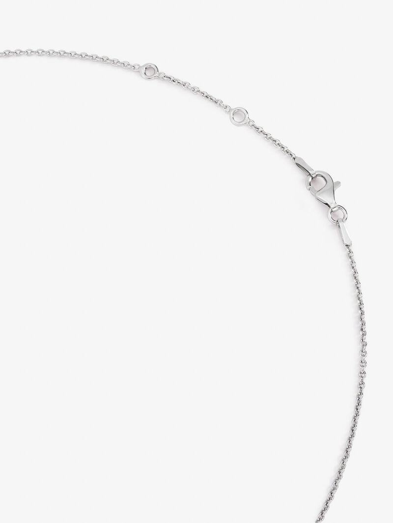 925 Silver chain pendant with amethyst, topaz and peridot. image number 4