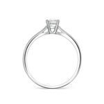 Anillo de Compromiso de Oro blanco con diamante, SL17004-00D030/DVVS1_V