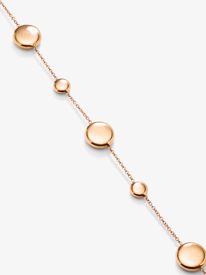 18K rose gold necklace image number 2