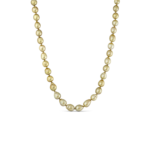 Golden Pearls necklace white gold, GREBARC/22A001_V