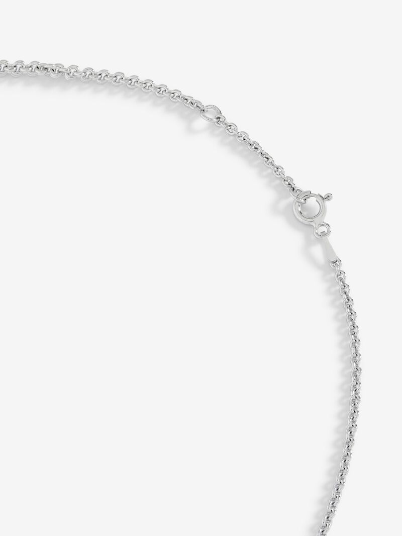 925 Silver chain pendant with amethyst image number 6