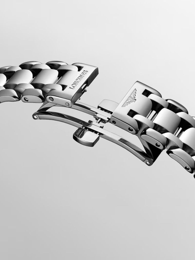 Longines Primaluna stainless steel watch with sapphire crystal, diamond indexes and automatic movement image number 7