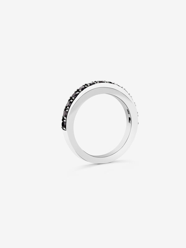 Anillo de plata con piedras espinelas de 1,58 quilates, AL12005-AGESP_V