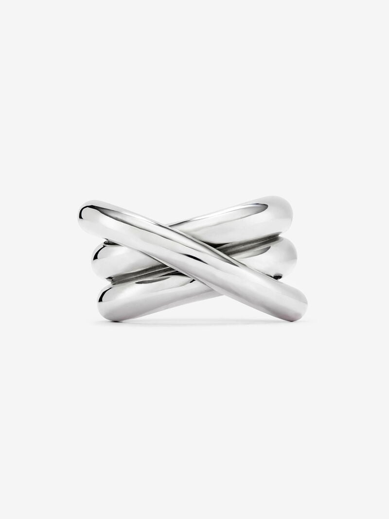 925 silver cross multi-arm ring image number 2