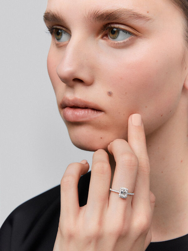 Engagement ring, SL19001-00D070/DVS1_V