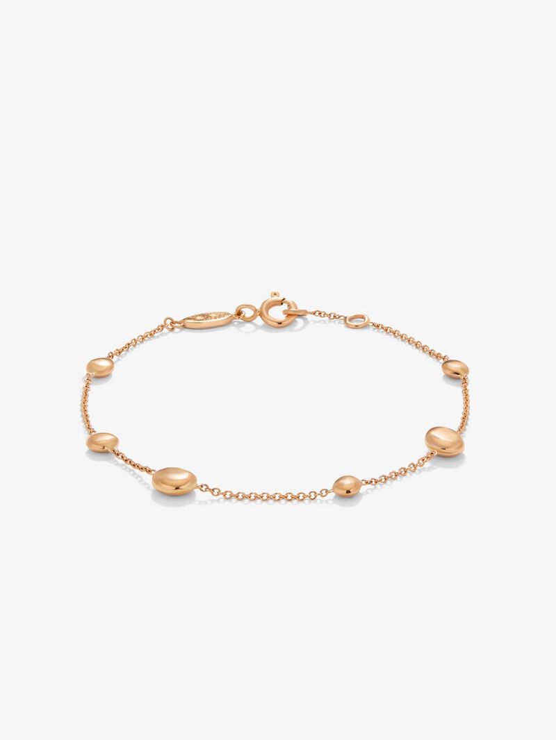 18K rose gold bracelet image number 0