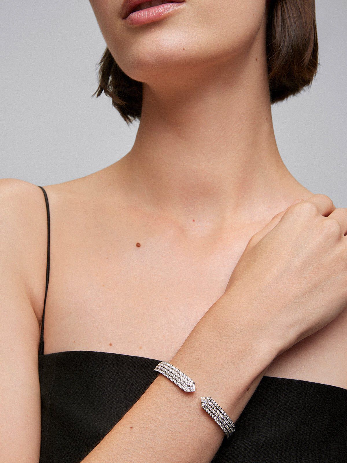 Gold open outlet cuff bracelet