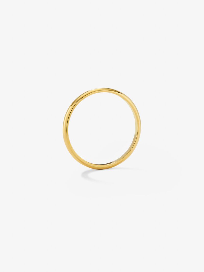 18K Yellow Gold Wedding Ring of 1.70mm image number 4