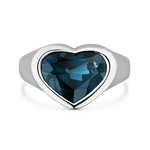 Blue Berlin ring 6,21 carats London topaz, SO21049-AGTPLN_V
