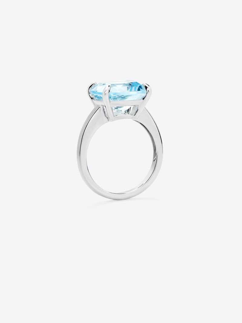 925 Silver Ring with Topaz image number 4