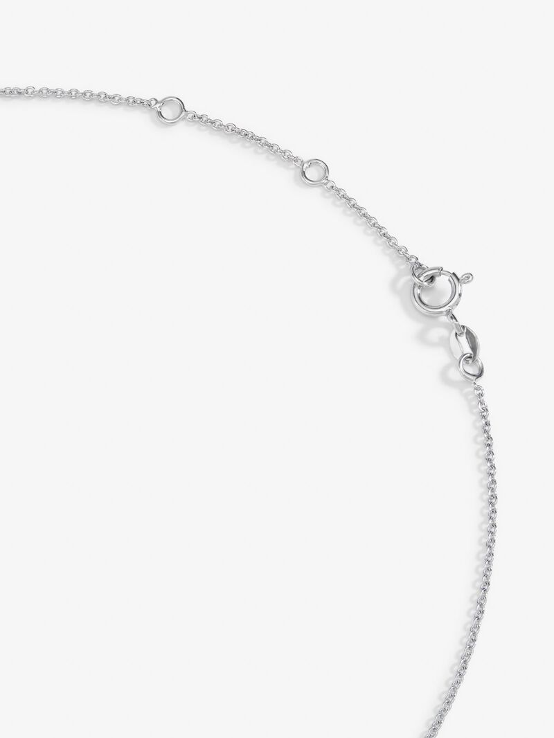 925 silver pendant with 17 brilliant-cut black spinels image number 4