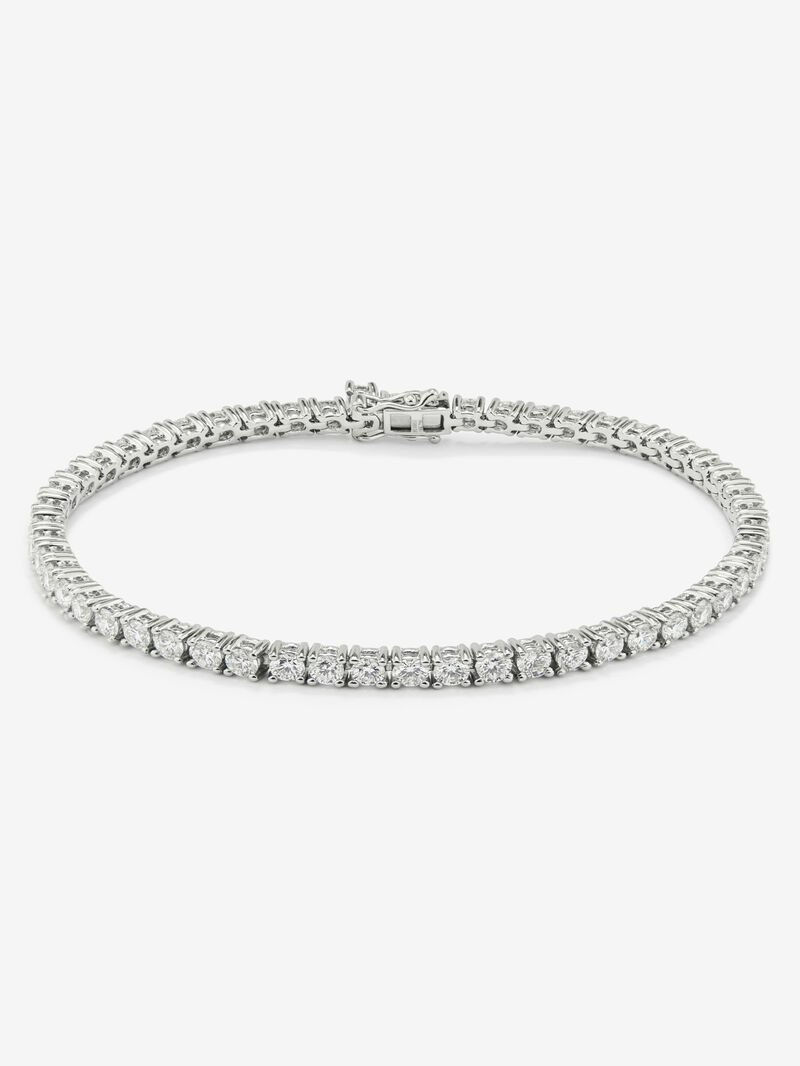 18k White Gold Riviere Boxie image number 0