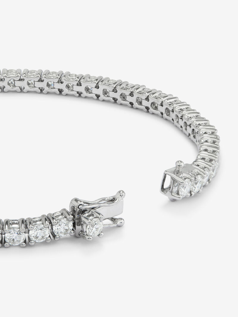 18k White Gold Riviere Boxie image number 6