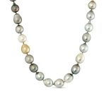 Collar de Perlas Barrocas multicolor de oro blanco, MTBARC/22A019_V