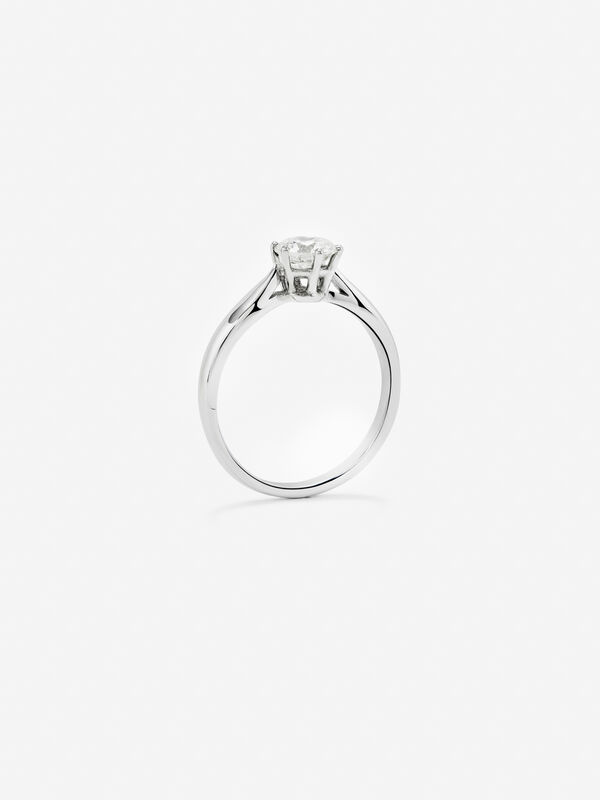 Anillo de Compromiso de Oro blanco con diamante, SL3006-00D040/HVVS2_V