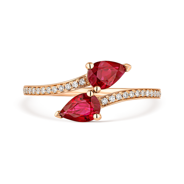 Anillo Tacones Lejanos Rubies rojos 1,02 quilates, SO21080-ORDRU_V