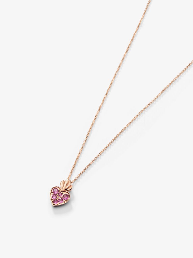 COLGANTE OR ZAF ROSA 0,21CT SUAREZ_KIDS image number 1