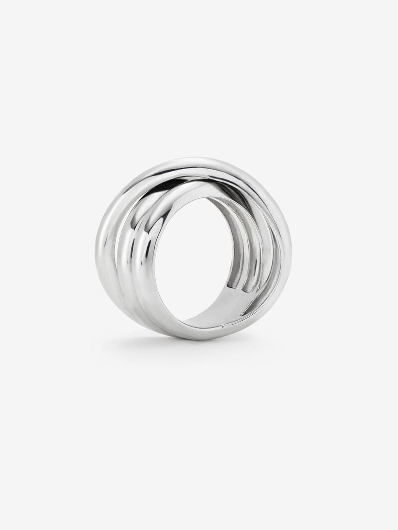 925 silver cross multi-arm ring image number 4