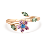 Frida ring 0,55 carats multicolor sapphires, SO21106-ORZMULT_V