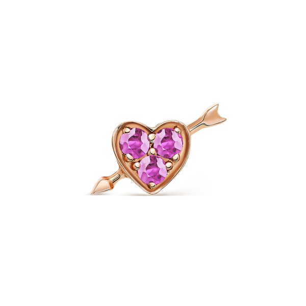 Rose gold earrings, PE17115-ORZRSI_V