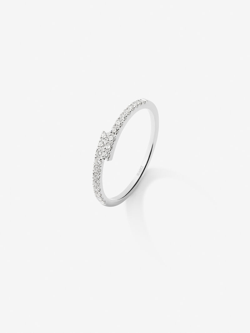 Grace White Gold Ring with Diamond image number 0