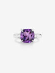 Anillo de Utopian de Plata con amatista, SO21147-AGDAM10