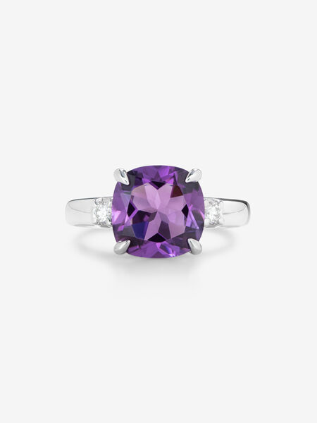 Anillo de Utopian de Plata con amatista, SO21147-AGDAM10